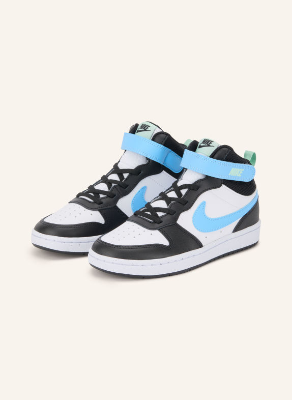 Nike High-top sneakers COURT BOROUGH MID 2 BLACK / BLUE / WHITE