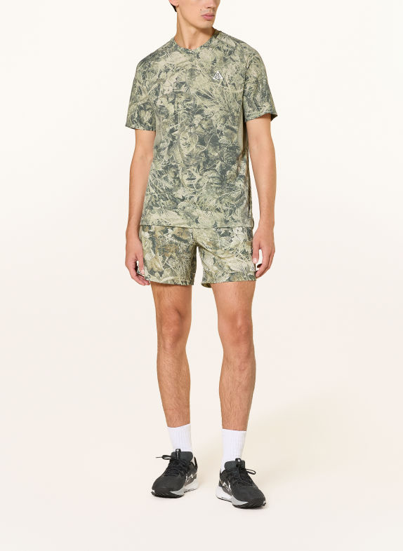 Nike Tricou funcțional ACG SOLAR CHASE VERDE / VERDE DESCHIS