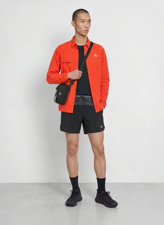 Nike Løbeskjorte ACG AIREEZ Standard Fit RØD