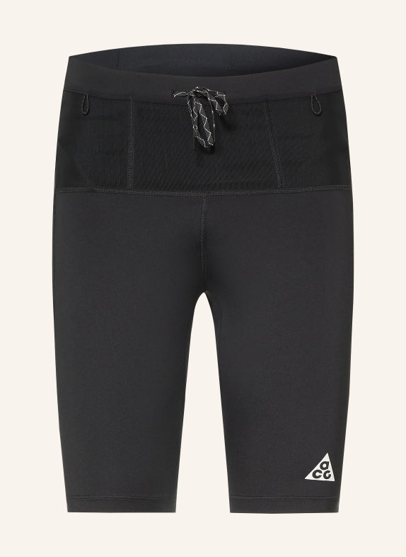 Nike 2-in-1-Laufshorts LAVA LOOPS SCHWARZ