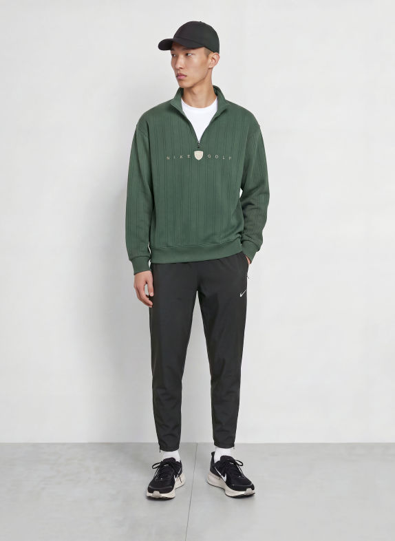 Nike Pull sweat col zippé FAIRWAY FRESH VERT