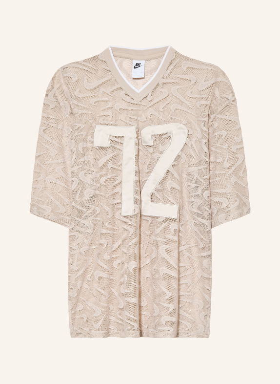 Nike Oversized-Shirt SPORTSWEAR CHILL LACE aus Mesh CREME