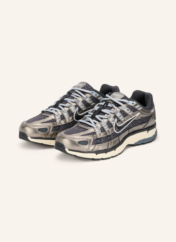 Nike Sneaker P-6000 SE DUNKELGRAU / SILBER / WEISS