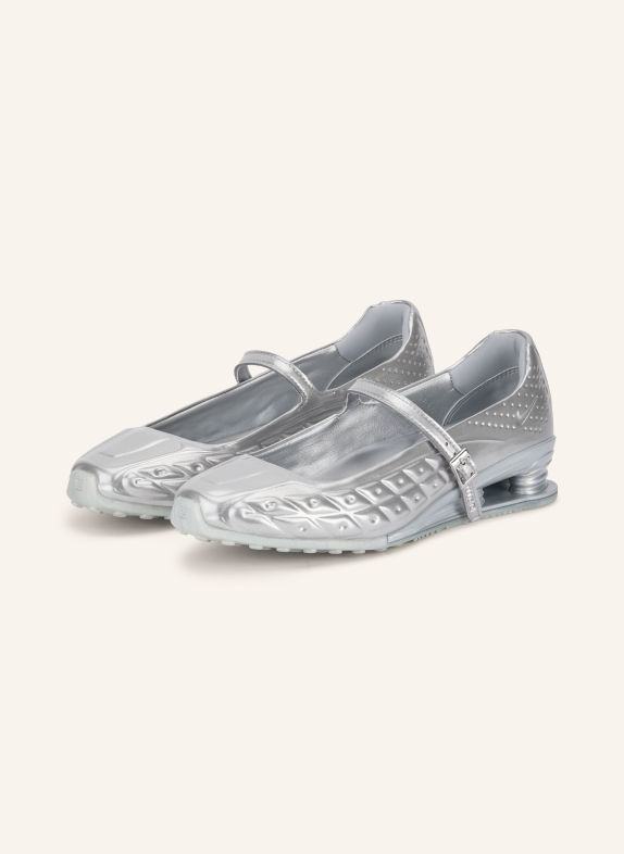 Nike Mary-Jane ballerina's SHOX Z CALISTRA ZILVER
