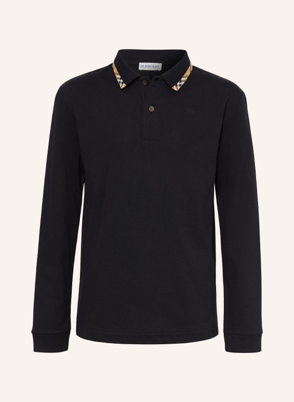 BURBERRY Piqué-Poloshirt JOHANE SCHWARZ