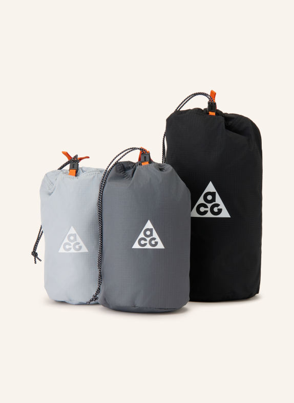 Nike Set van 3 verpakkingshulpmiddelen ACG ZWART / LICHTGRIJS / DONKERGRIJS