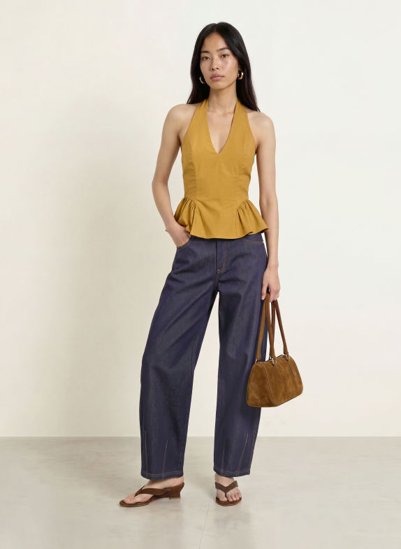 ESTHÉ Blousetop OLIJF