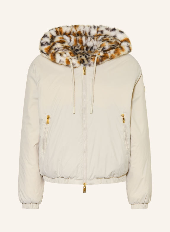 MOOSE KNUCKLES Jacke EATON BUNNY GOLD zum Wenden CREME / HELLBRAUN / SCHWARZ