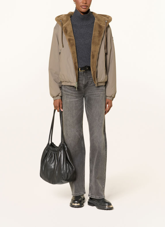 MOOSE KNUCKLES Jacke EATON BUNNY zum Wenden TAUPE