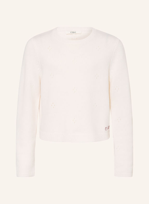 Chloé Trui met kasjmier WIT