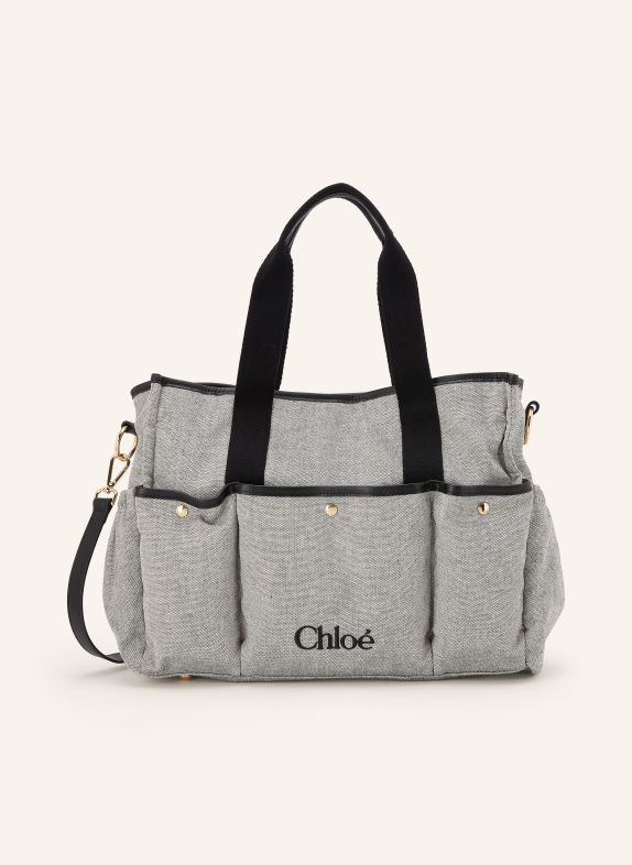 Chloé Torba na pieluchy z torebką typu pouch A46 GRAU MELIERT
