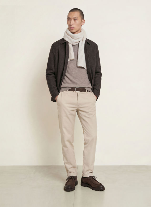 BERWICH Chino YRETROLONG Slim Fit BEIGE