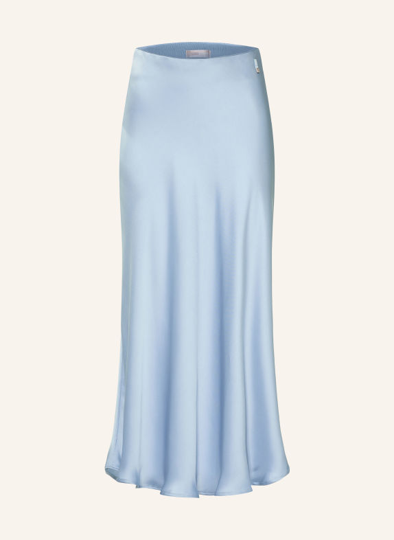 HERNO Satin skirt LIGHT BLUE