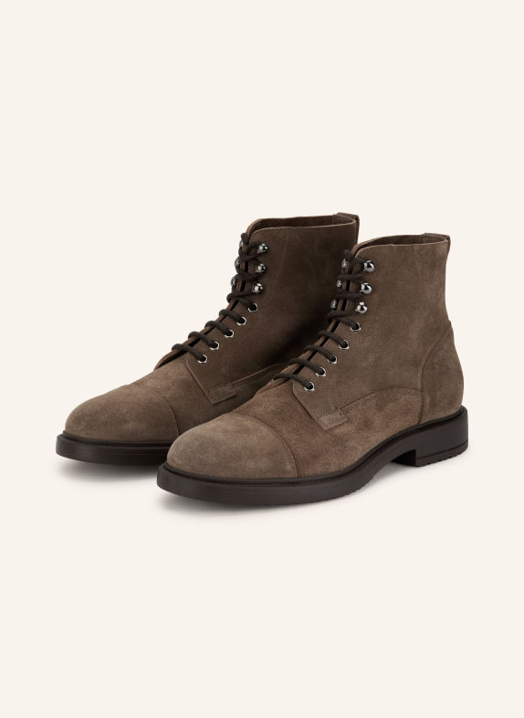 DOUCAL'S JANUS Lace-up boots BROWN