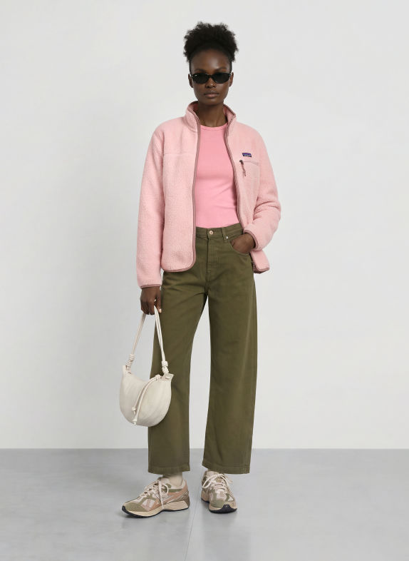 patagonia Veste polaire RETRO PILE ROSE / VIEUX ROSE