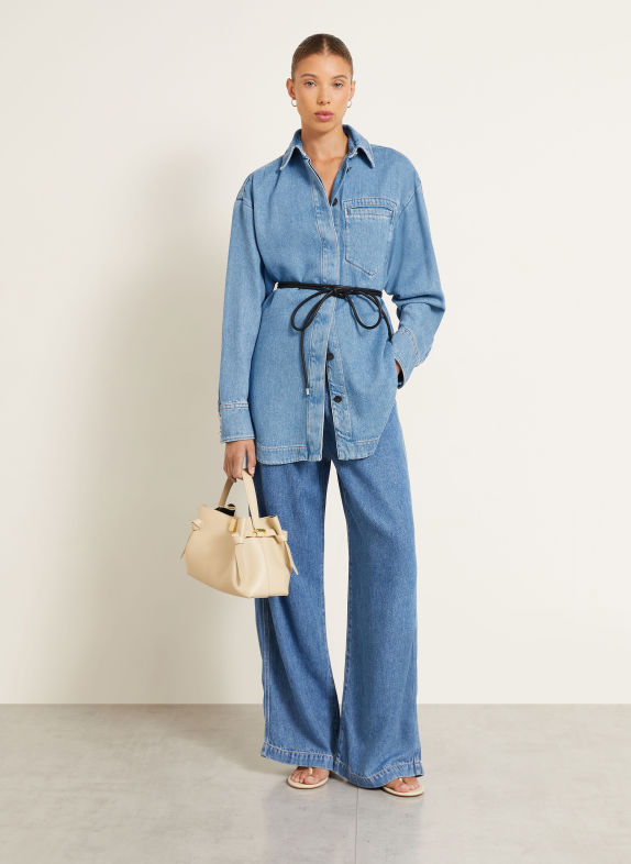 SPORTMAX Jeansjas CAPPA 005 MIDNIGHTBLUE