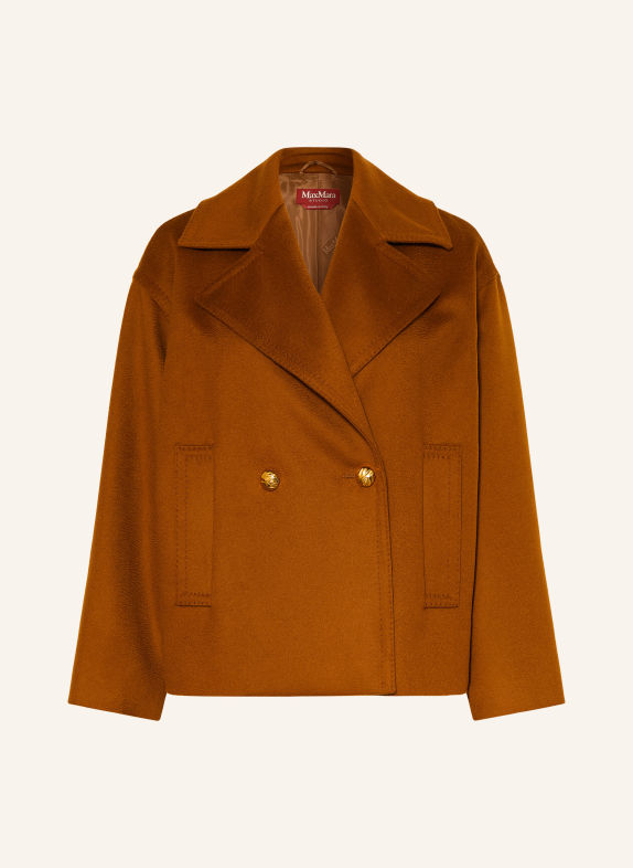 Max Mara STUDIO SNOB Pea coat BROWN