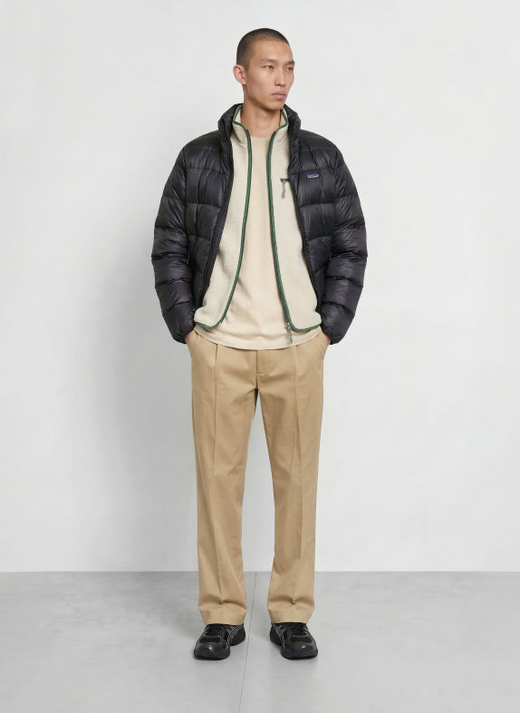 patagonia Lightweight-Daunenjacke FITZ ROY SCHWARZ