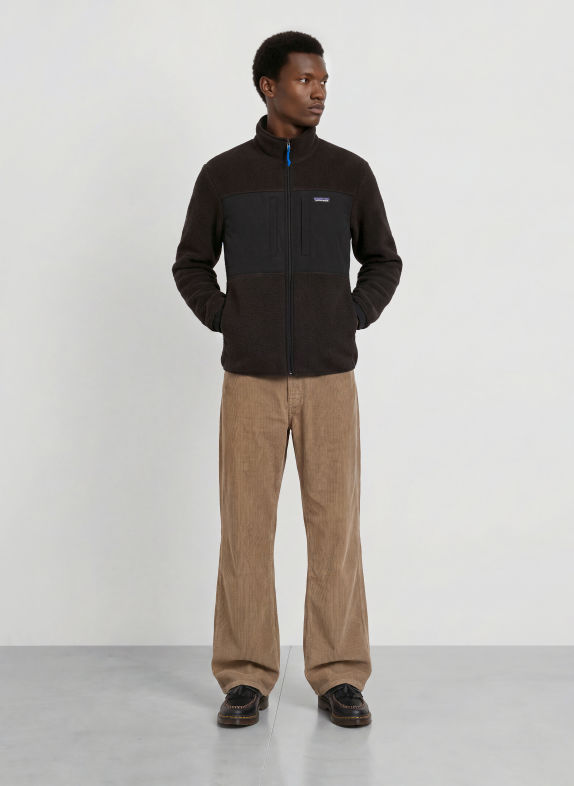 patagonia Fleecejas RETRO PILE ZWART