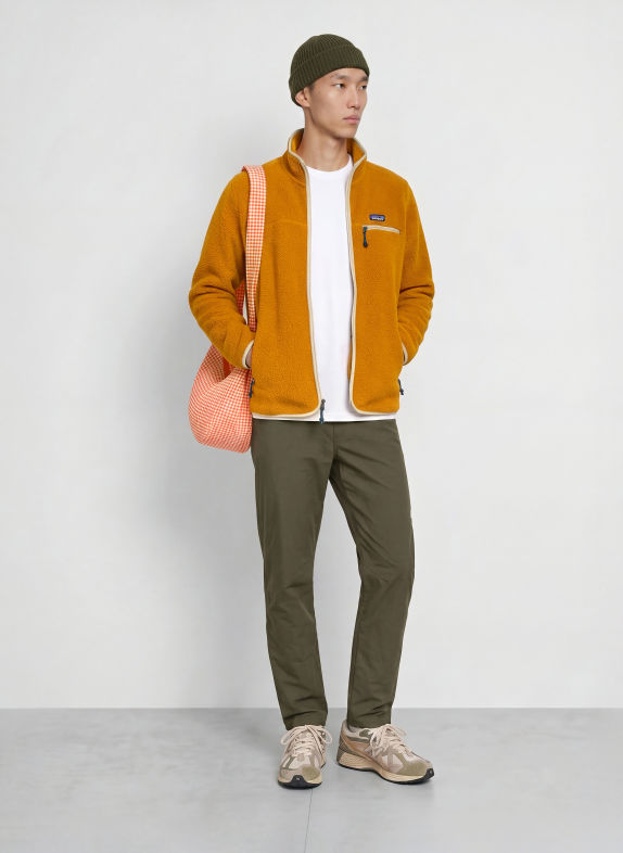 patagonia Kurtka z polaru RETRO PILE BRĄZOWY / BEŻOWY