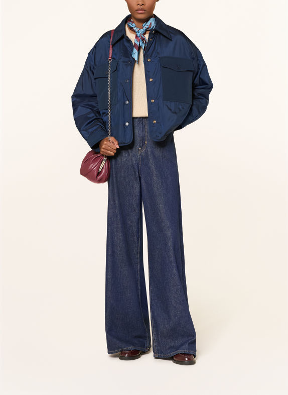 WEEKEND Max Mara Kurtka SUGHERO dwustronna GRANATOWY