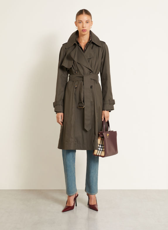 BURBERRY Trenchcoat PEMBURY DUNKELBRAUN