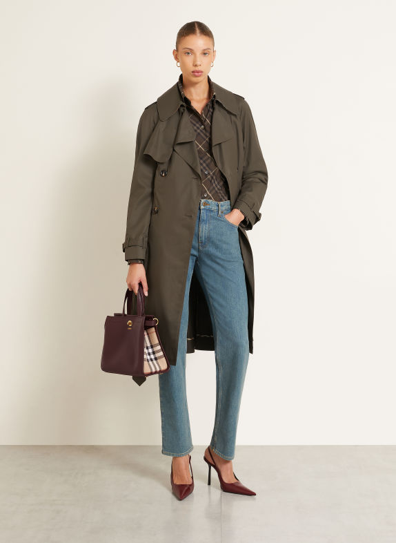 BURBERRY Handtasche COTSWOLDS SMALL DUNKELROT