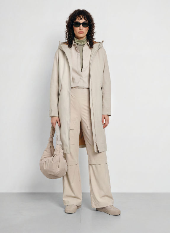 JEANNE BARET Parka HELLA LICHTGRIJS