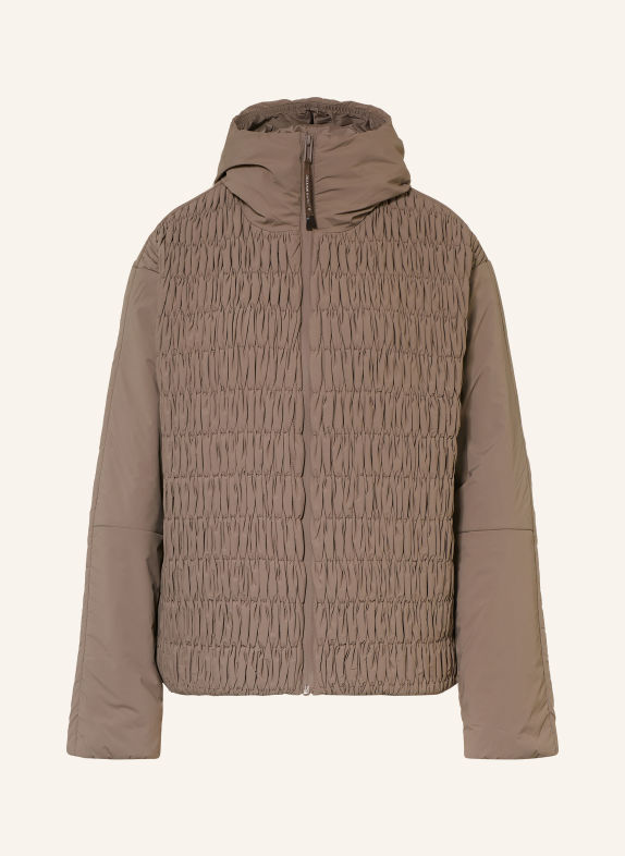 JEANNE BARET Gewatteerde jas SKYE TAUPE