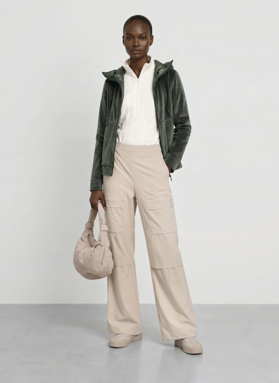 JEANNE BARET Veste polaire BOREAL GROEN