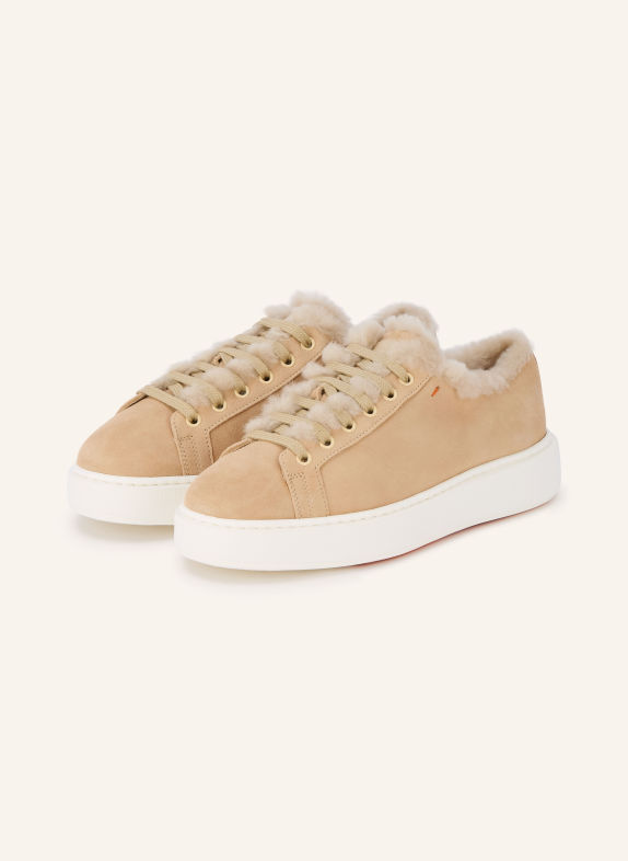 Santoni Sneakers CLEANMOUNT LICHTBRUIN