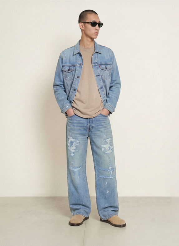 Levi's® Jeansjacka RELAXED FIT TRUCKER 28 Med Indigo - Worn In