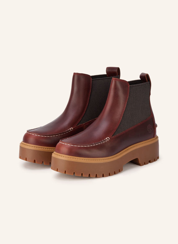 Timberland Chelsea-støvler STONE STREET MØRKERØD
