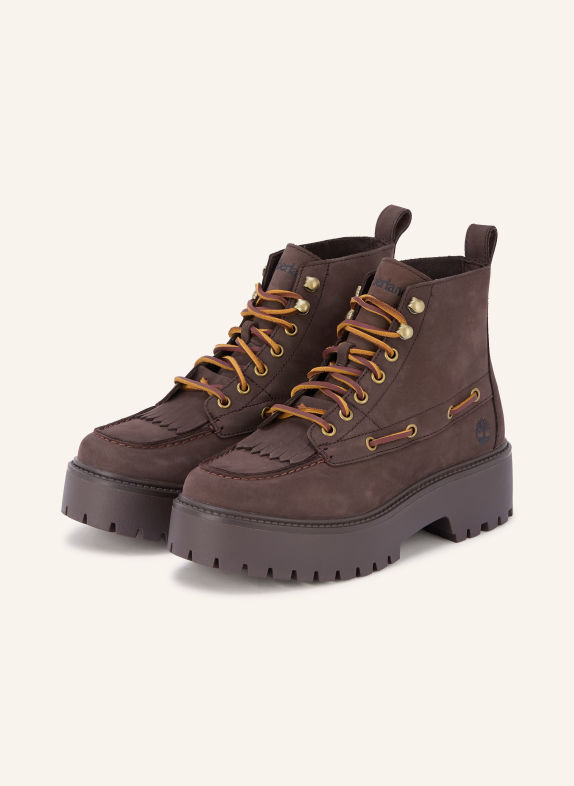 Timberland STONE STREET Lace-up boots DARK BROWN