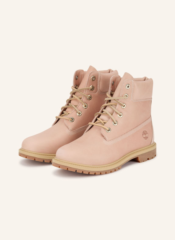 Timberland PREMIUM 6-INCH Lace-up boots ROSE / SILVER