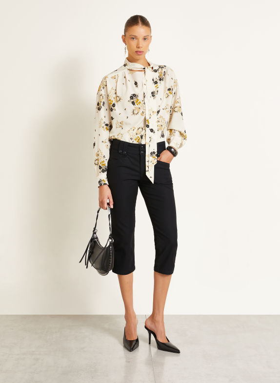 ISABEL MARANT BERNA 3/4-length trousers BLACK