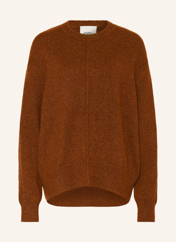 ISABEL MARANT THOMANE Sweater with Alpaca BROWN