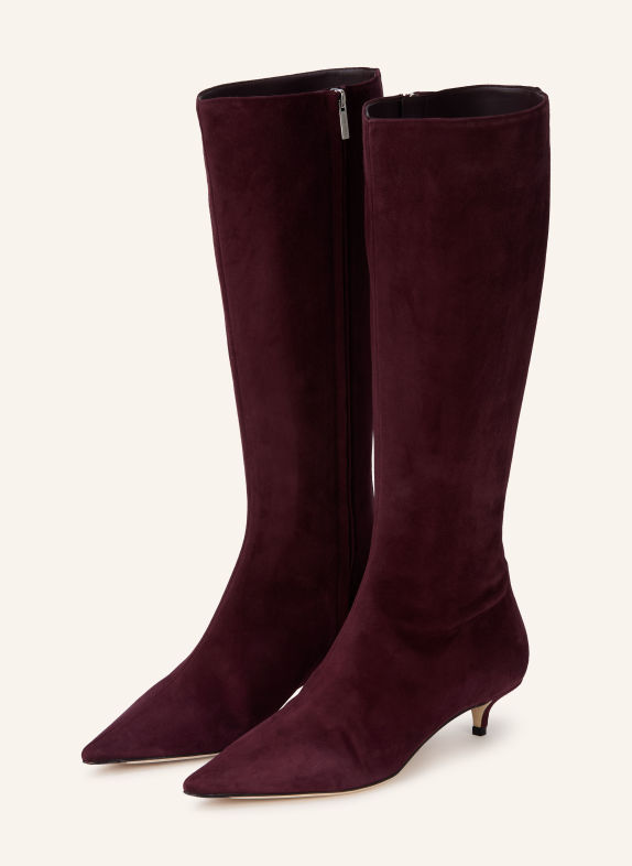 JIMMY CHOO Stiefel AMIS 35 DUNKELROT