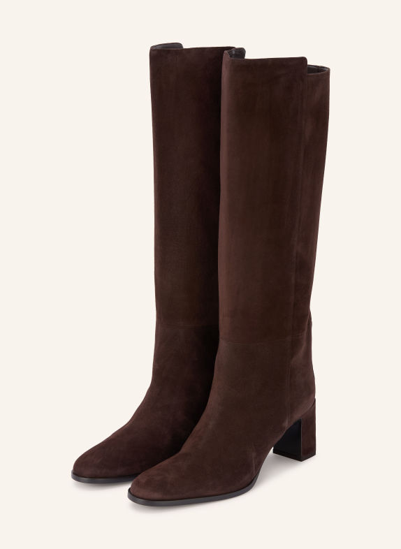 JIMMY CHOO CALY 65 Boots DARK BROWN