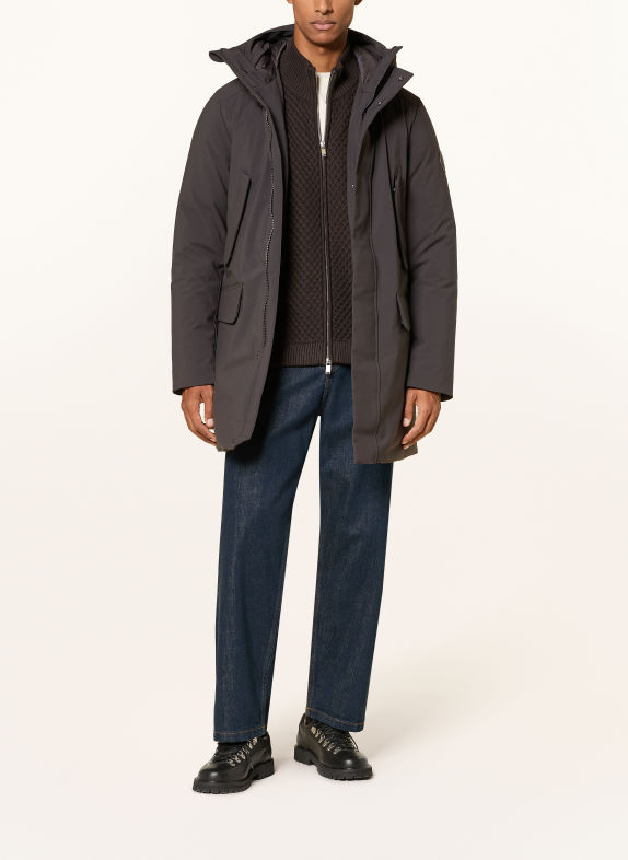 SAVE THE DUCK WILSON Parka DARK BROWN
