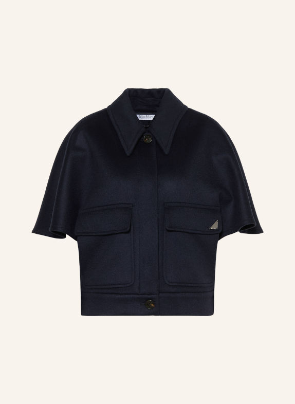 Max Mara Kasjmier-Cape DREAM DONKERBLAUW
