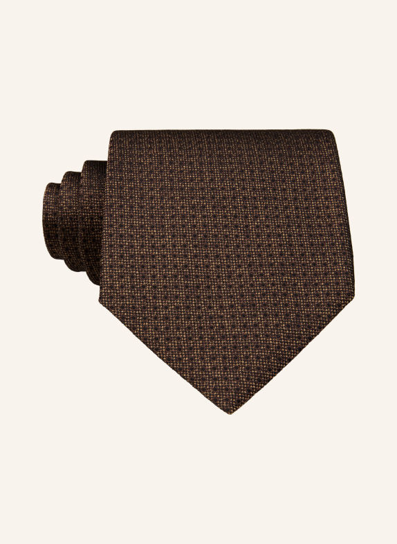 OLYMP SIGNATURE Cravată MARO / NEGRU
