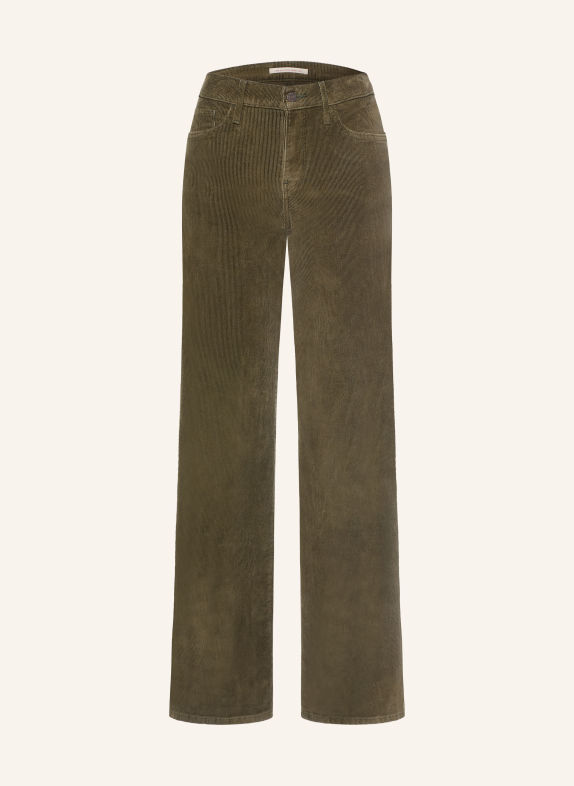 Levi's® Cordbroek 318 SHAPING WIDE LEG OLIJF