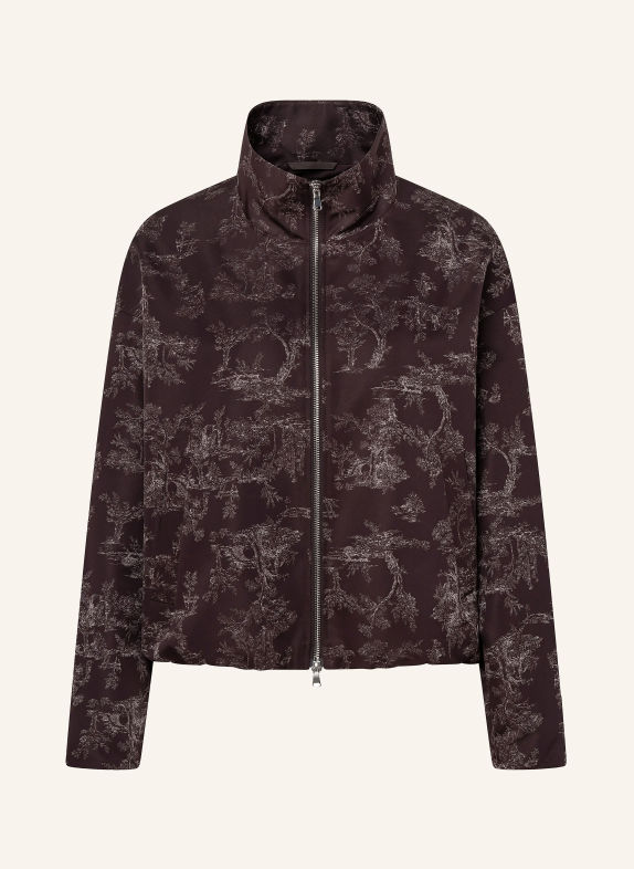 windsor. Blouson DONKERROOD / LICHTGRIJS