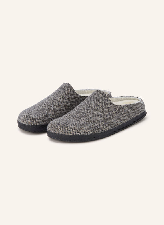 BIRKENSTOCK Kapcie AMSTERDAM CZIEMNOSZARY / JASNOCZARY