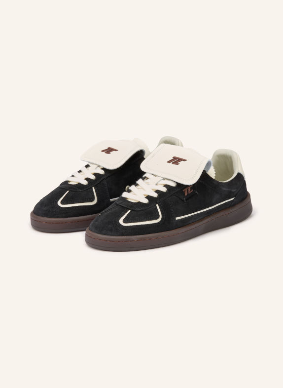 THESING Sneaker BIG BANG ZWART / MARRON FONCÉ / ECRU