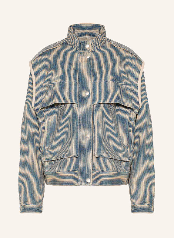 MARANT ÉTOILE EDANY Denim Jacket DARK BLUE / BEIGE