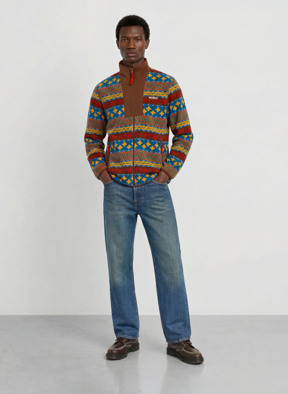 Columbia Veste polaire SEQUOIA GROVE™ II MARRON / JAUNE / BLEU