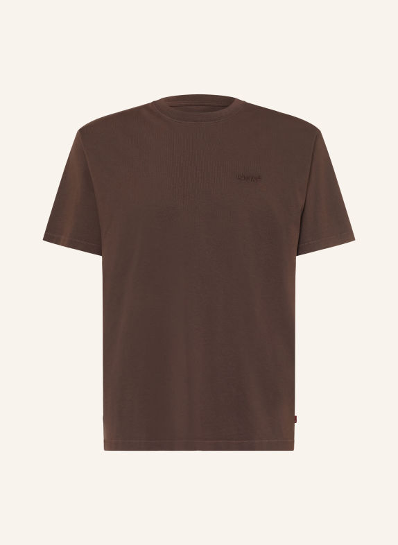 Levi's® Tričko TMAVĚ HNĚDÁ