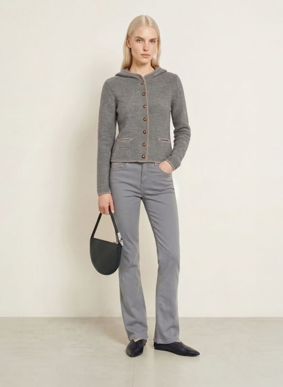 Johann & Johanna Strickjacke GRAU / TAUPE